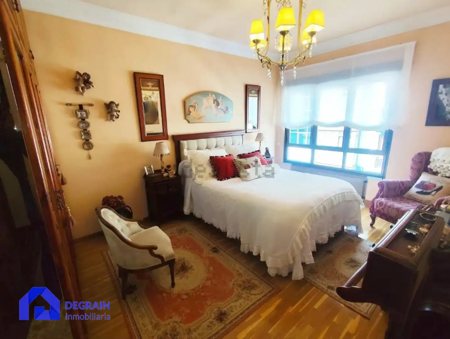 Bedroom of Flat for sale in Mieres (Asturias)  with Heating and Parquet flooring
