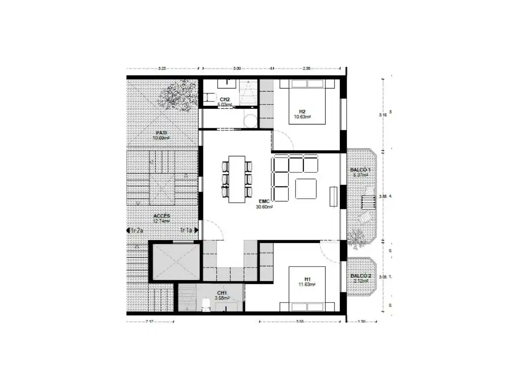 Piso en venta en Calle Ferran, Les Clotes