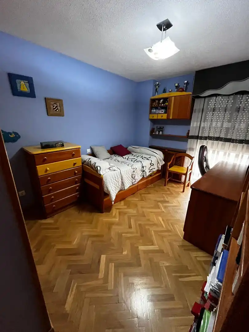 Bedroom of Flat for rent in Móstoles  with Air Conditioner, Heating and Parquet flooring