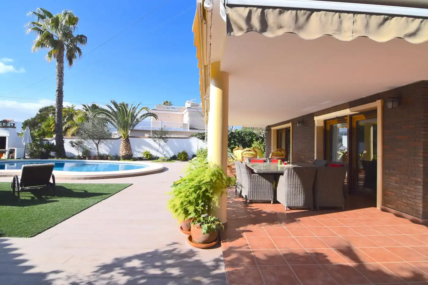 Jardí de Casa o xalet en venda en Benidorm amb Aire condicionat, Calefacció i Terrassa