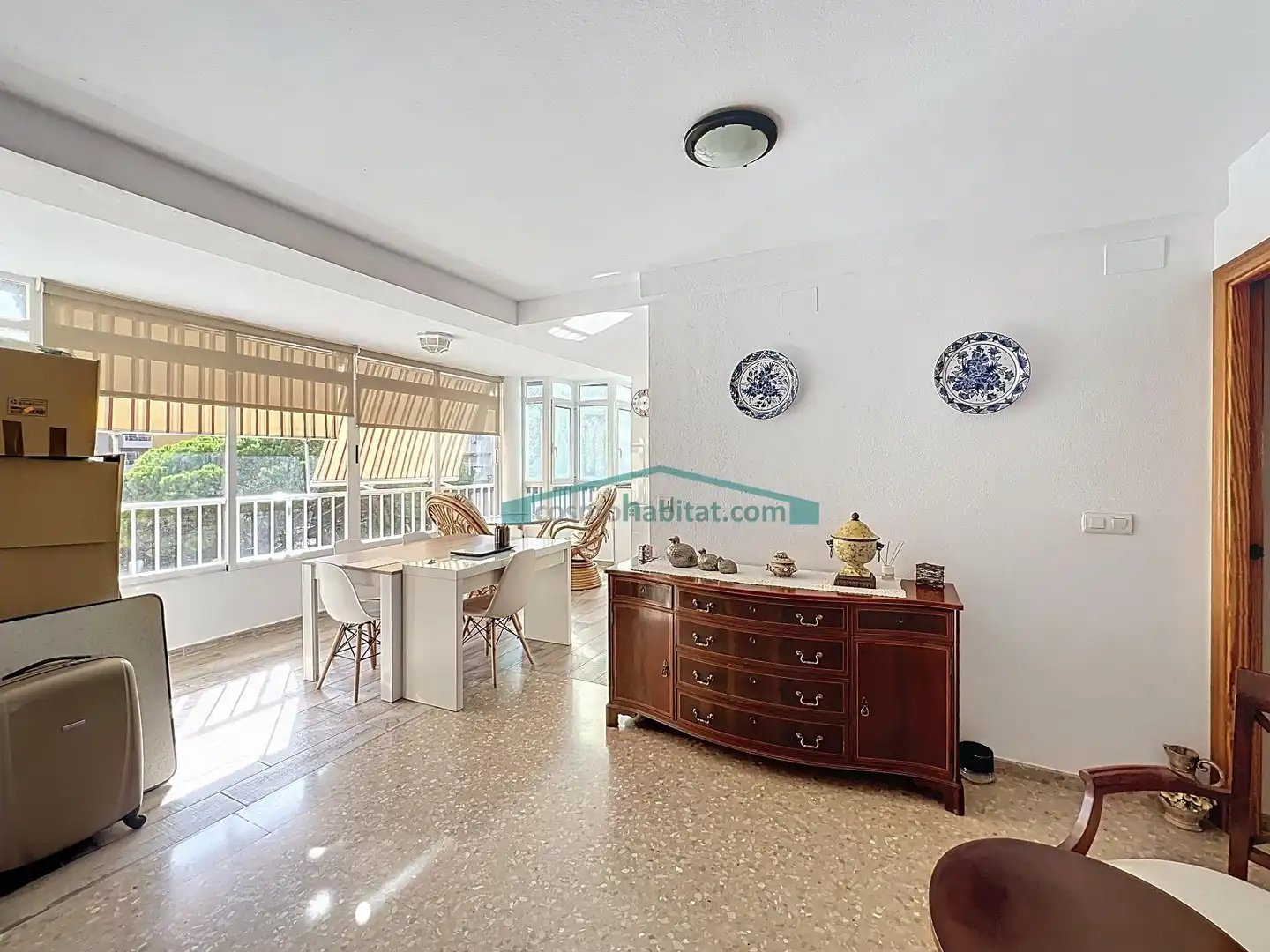 Sala d'estar de Pis en venda en Canet d'En Berenguer amb Jardí privat, Terrassa i Balcó