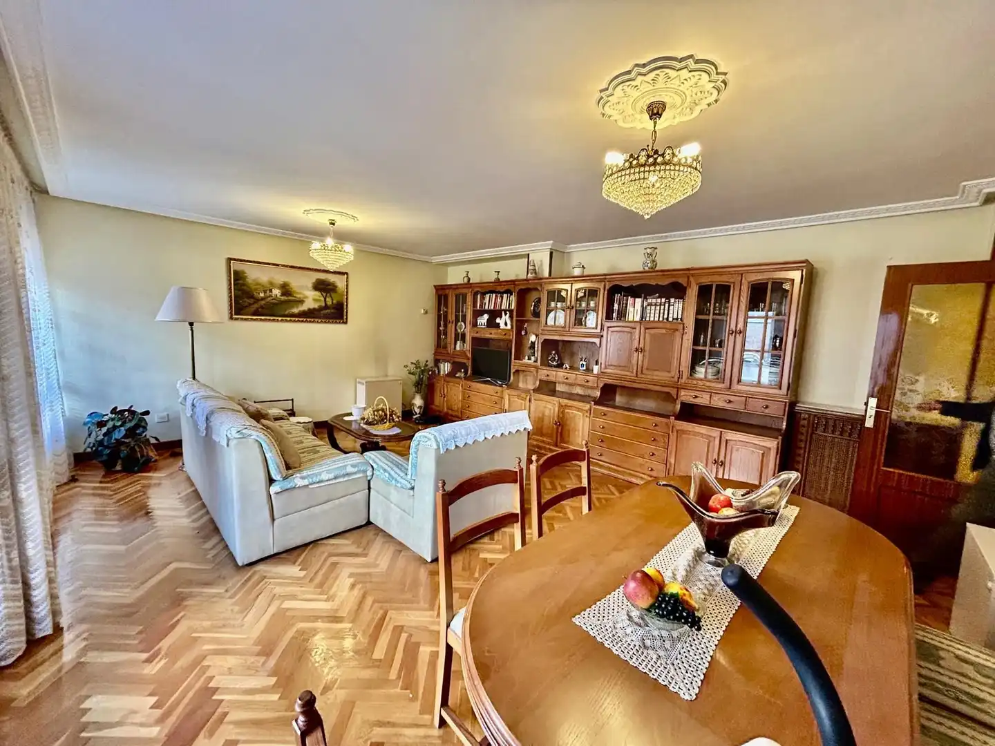 Living room of Flat for sale in La Bañeza   with Heating and Terrace