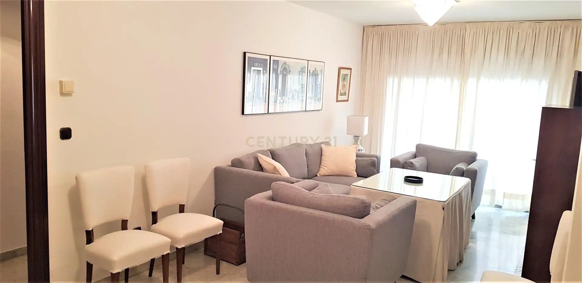 Sala d'estar de Apartament de lloguer en Málaga amb Aire condicionat