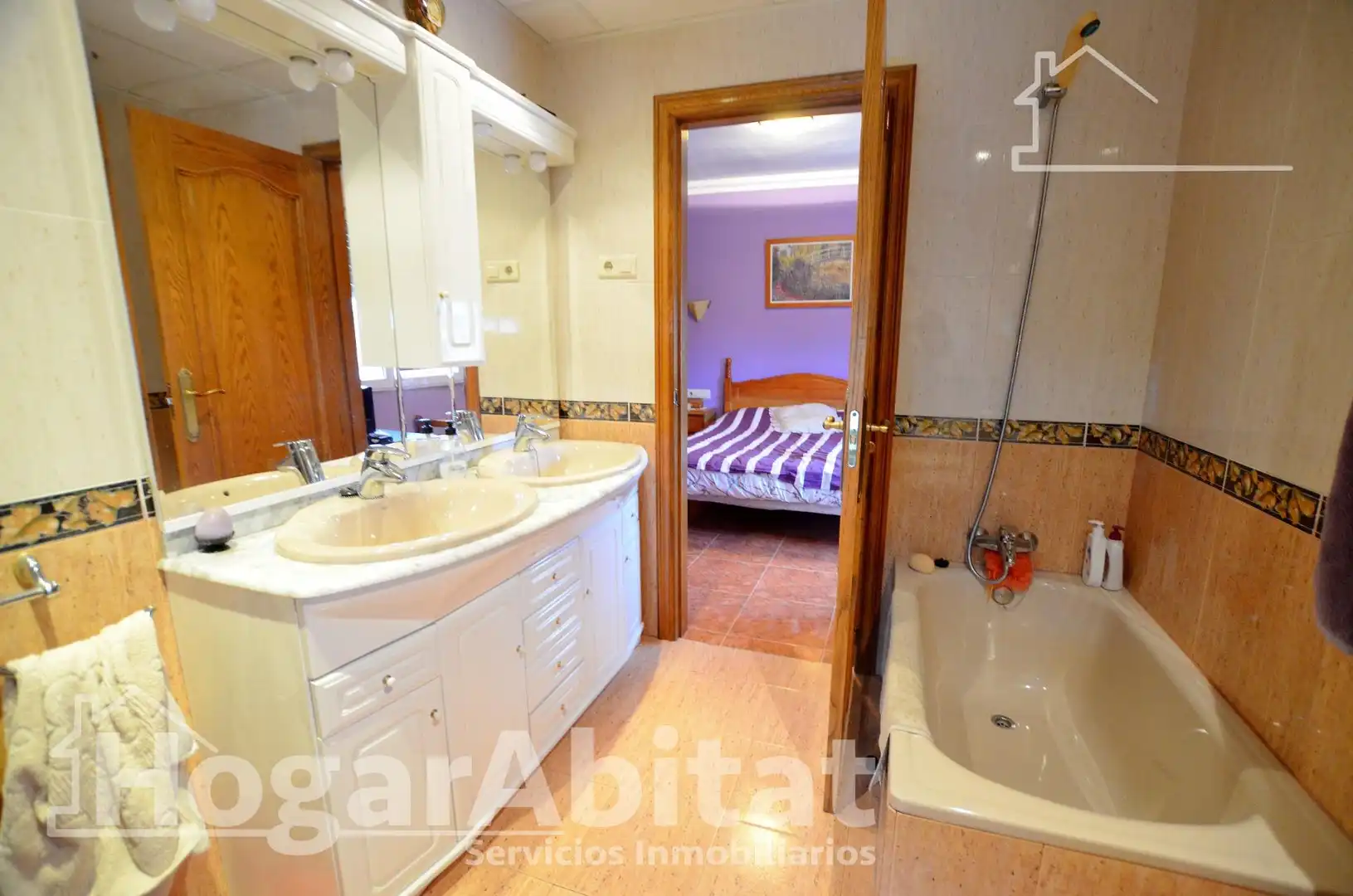 Baño de Casa o chalet en venta en Alicante / Alacant con Aire acondicionado, Calefacción y Jardín privado