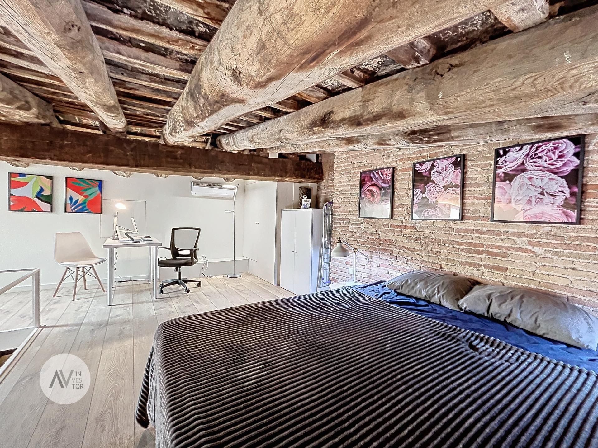 Dormitori de Àtic en venda en  Barcelona Capital amb Aire condicionat, Terrassa i Balcó