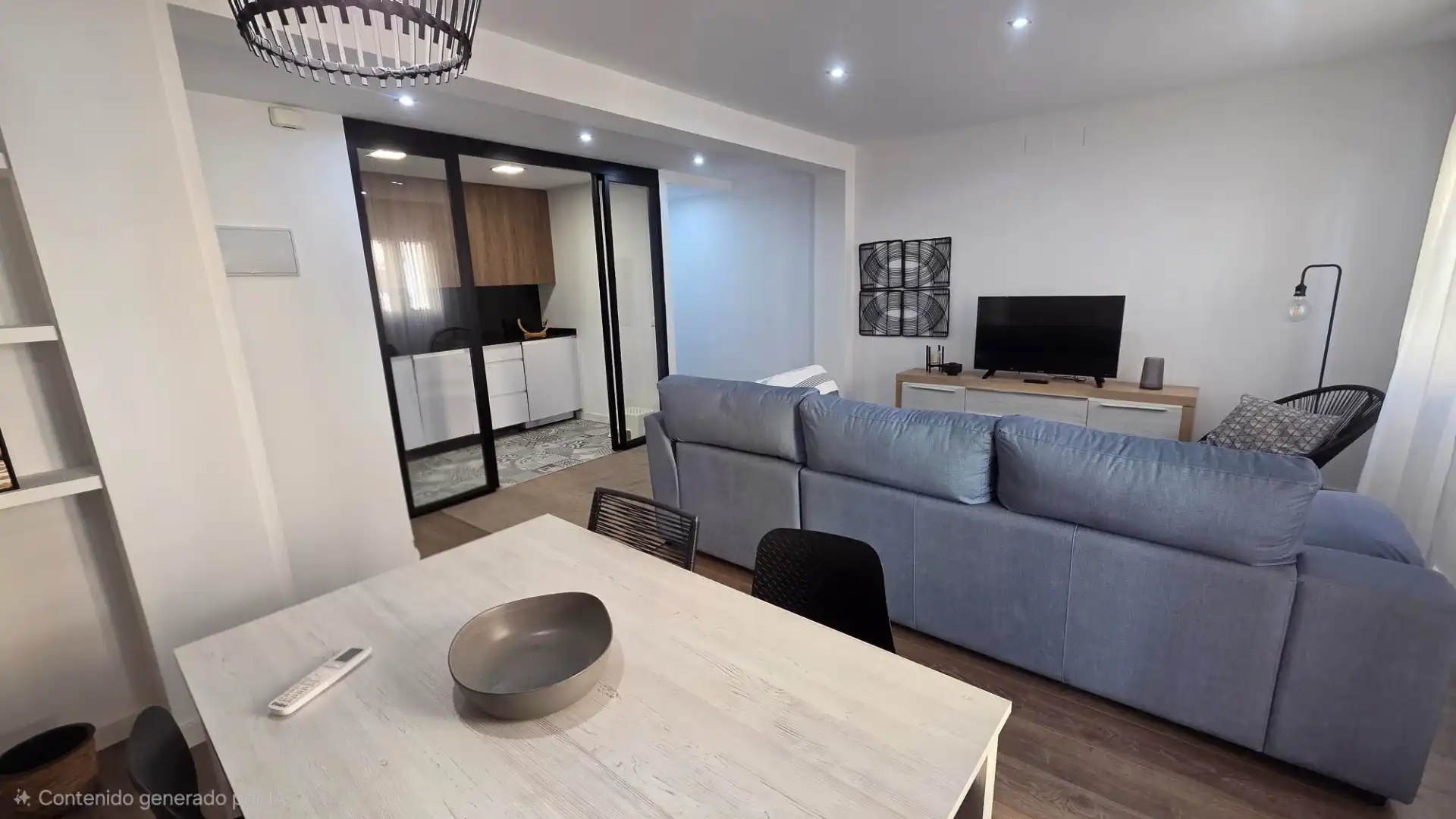 Sala de estar de Piso de alquiler en Valencia con Aire acondicionado, Amueblado y Horno