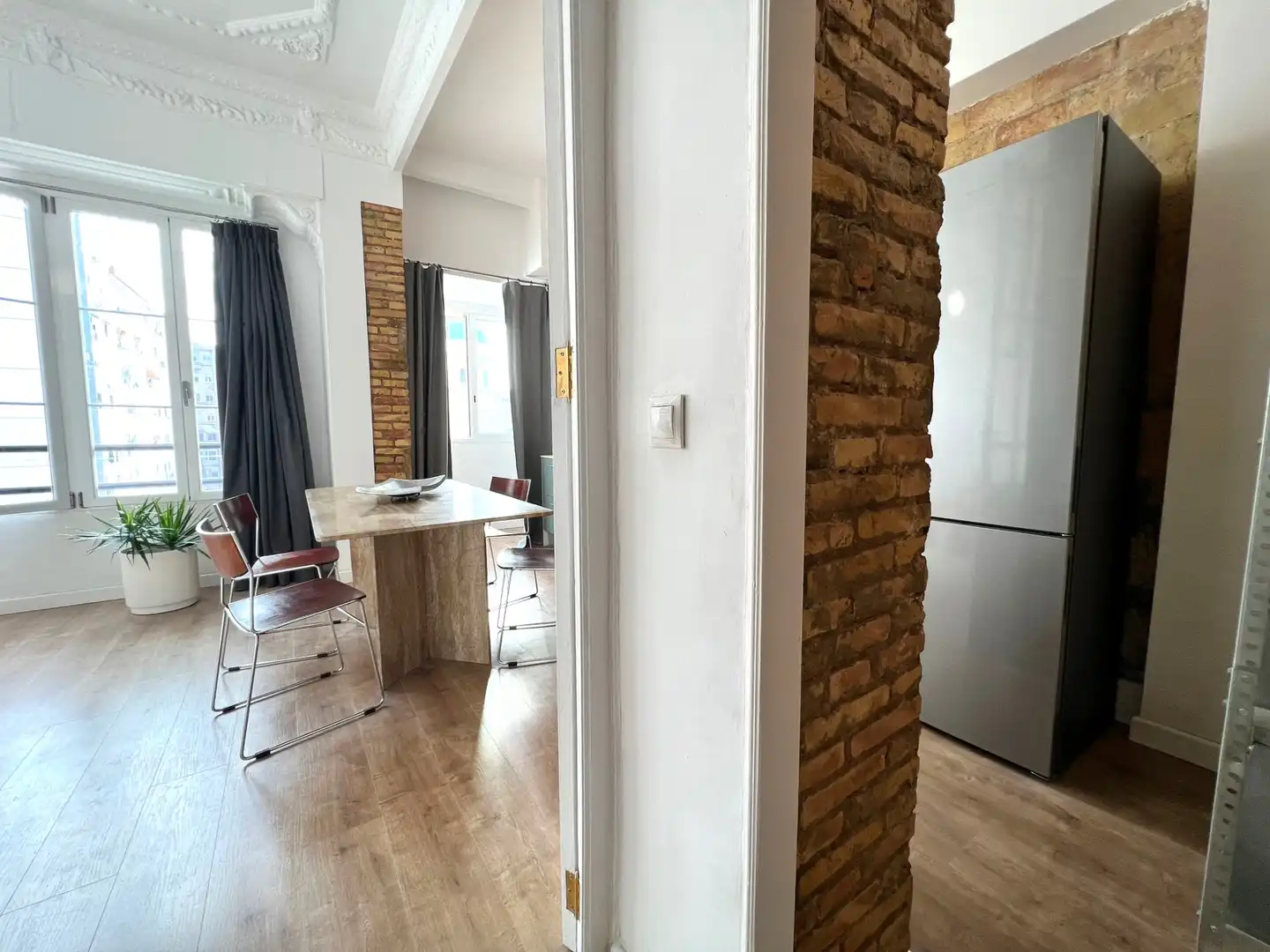 Comedor de Piso de alquiler en Valencia con Aire acondicionado, Calefacción y Amueblado