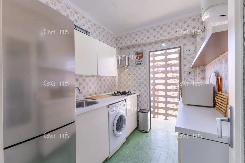 Cocina de Apartamento en venta en La Pobla de Farnals con Terraza, Amueblado y Piscina comunitaria