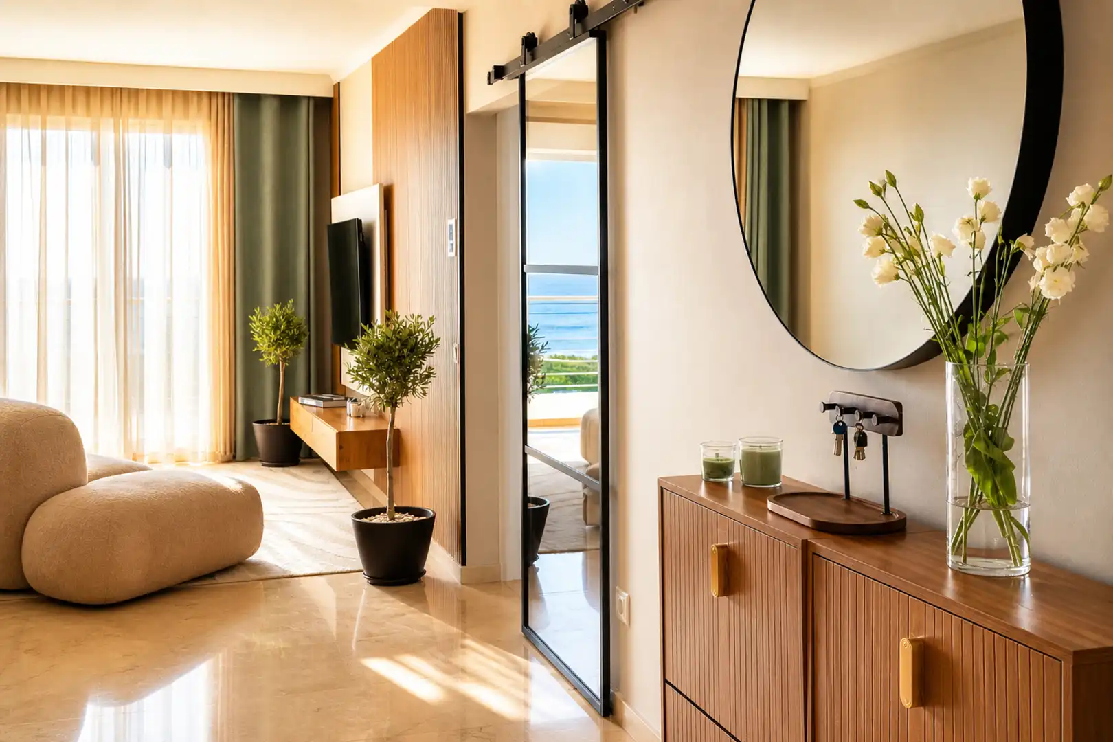 Living room of Apartments for sale in Manilva  with Air Conditioner, Terrace and Storage room