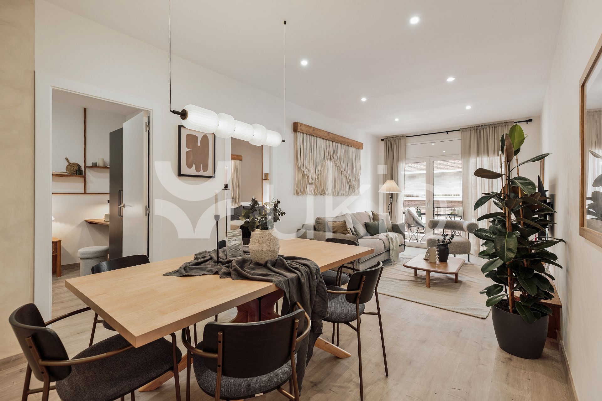 Living room of Apartment to rent in  Barcelona Capital  with Air Conditioner, Heating and Furnished
