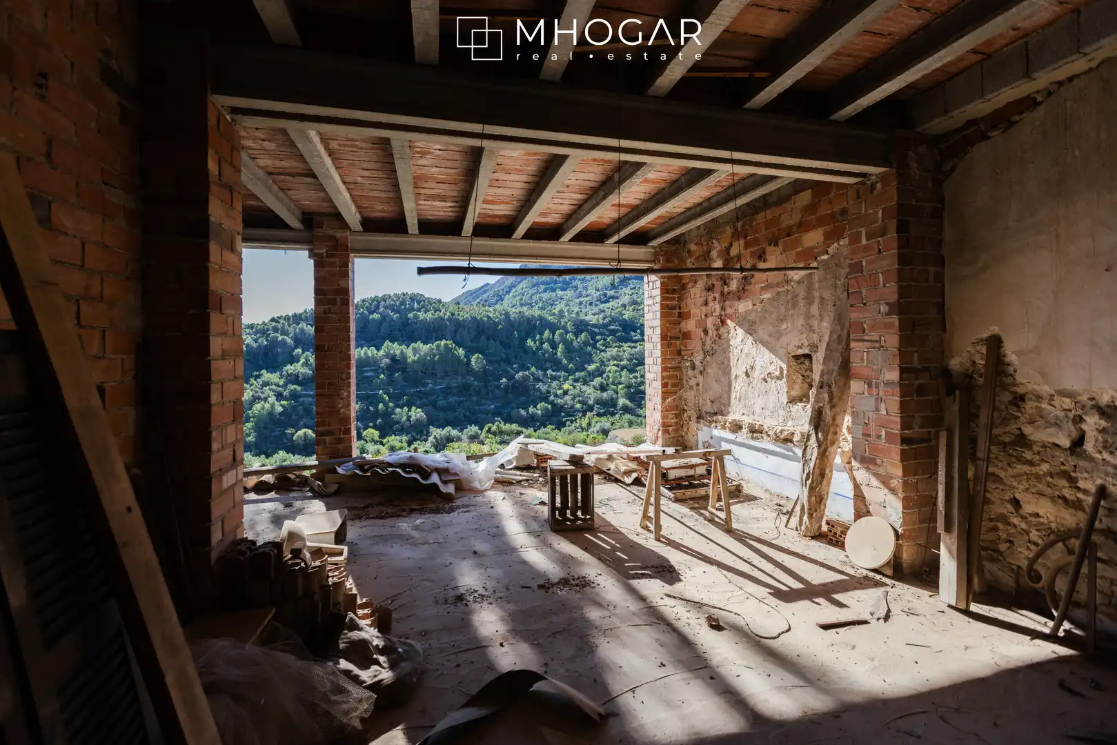 Terraza de Finca rústica en venta en La Vall de Laguar con Jardín privado, Terraza y Balcón
