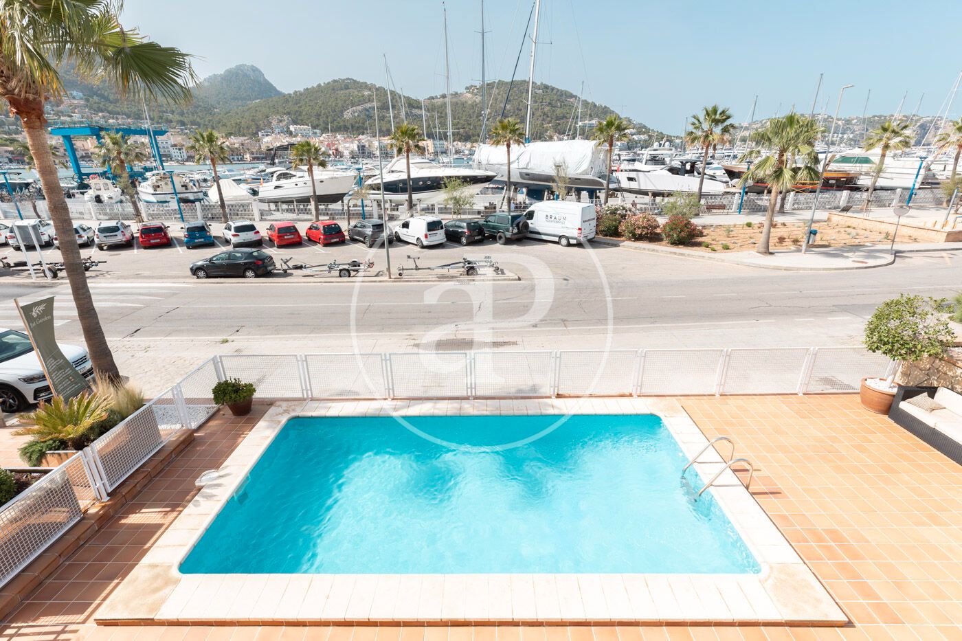 Swimming pool of Flat for sale in Andratx  with Air Conditioner, Heating and Private garden