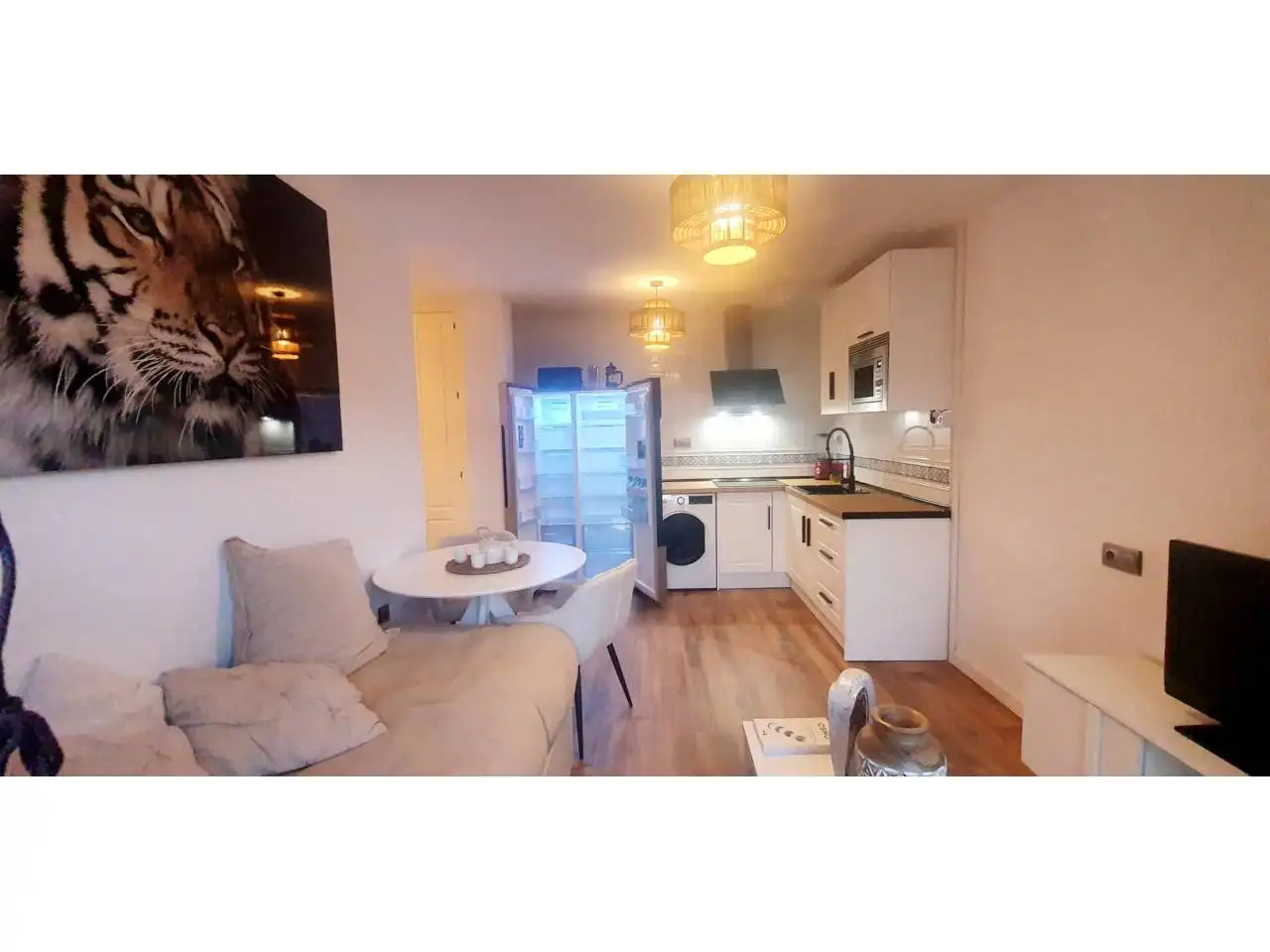 Vista exterior de Estudio en venta en Vícar con Calefacción, Terraza y Trastero