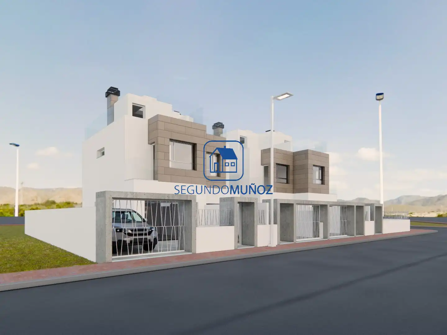 Vista exterior de Casa o chalet en venta en Mazarrón con Aire acondicionado, Terraza y Trastero