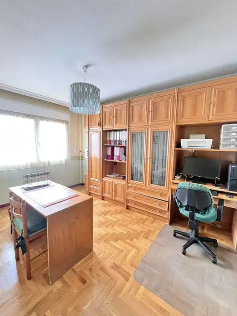 Schlafzimmer von Wohnung zum Verkauf in Gijón  mit Heizung, Parkett und Terrasse