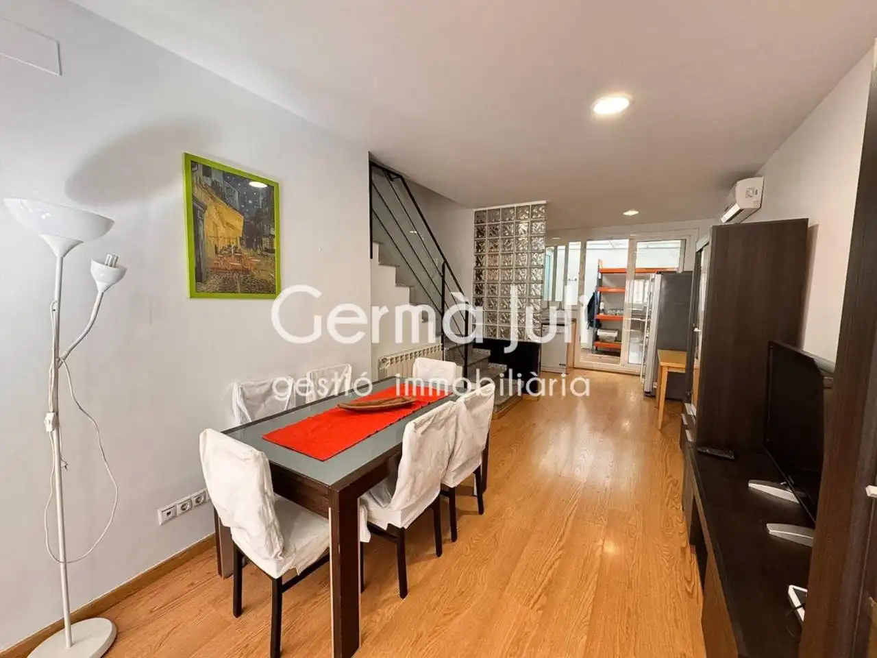 Sala de estar de Casa o chalet en venta en Badalona con Aire acondicionado, Calefacción y Parquet