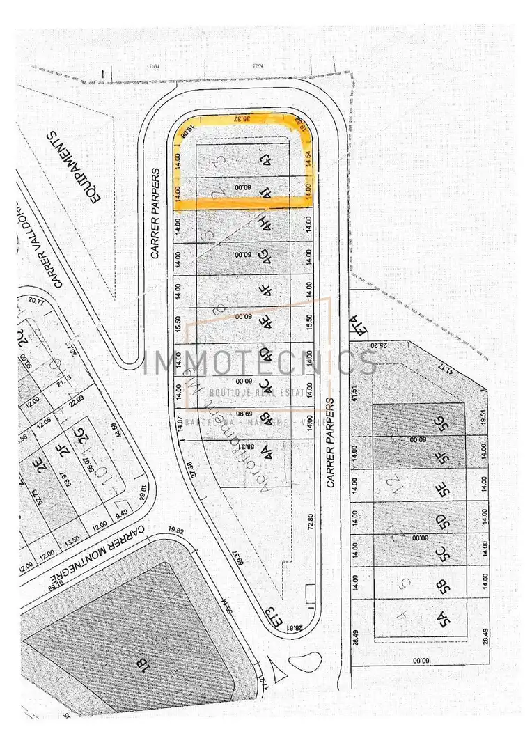 Terreno residencial en venta en Carrer dels Parpers, imagen 2