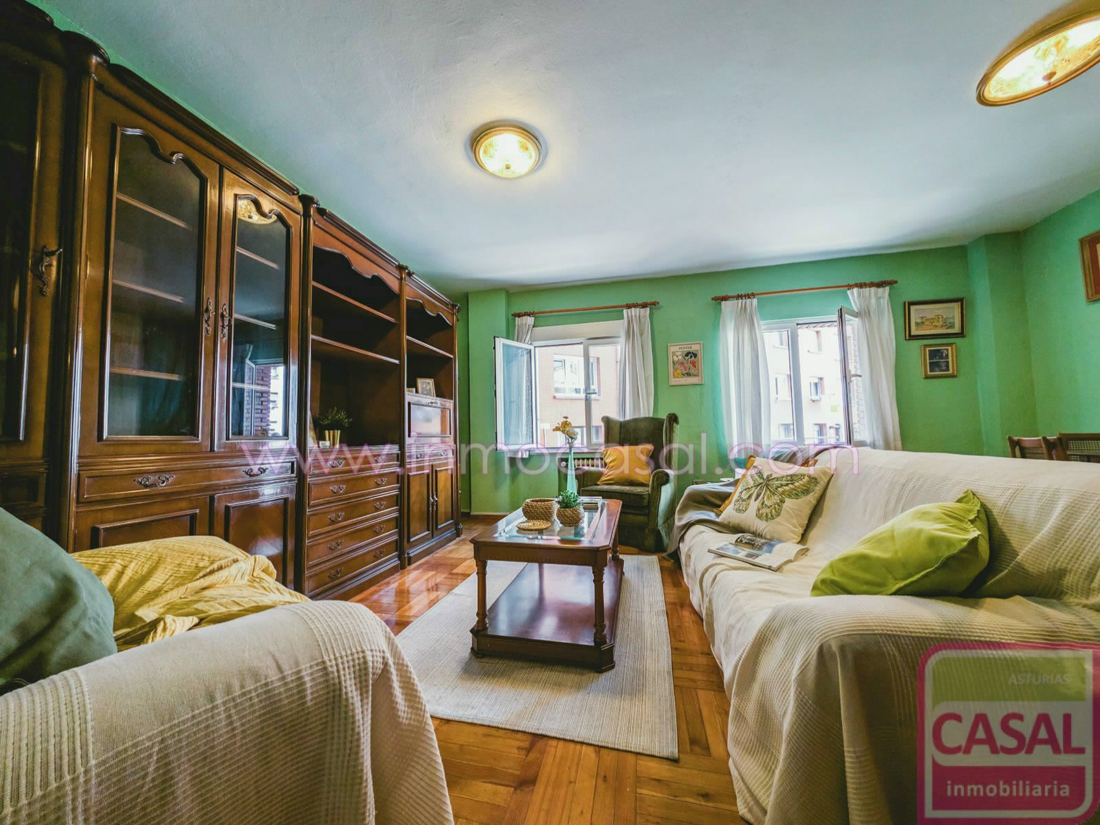 Living room of Flat for sale in Oviedo   with Heating