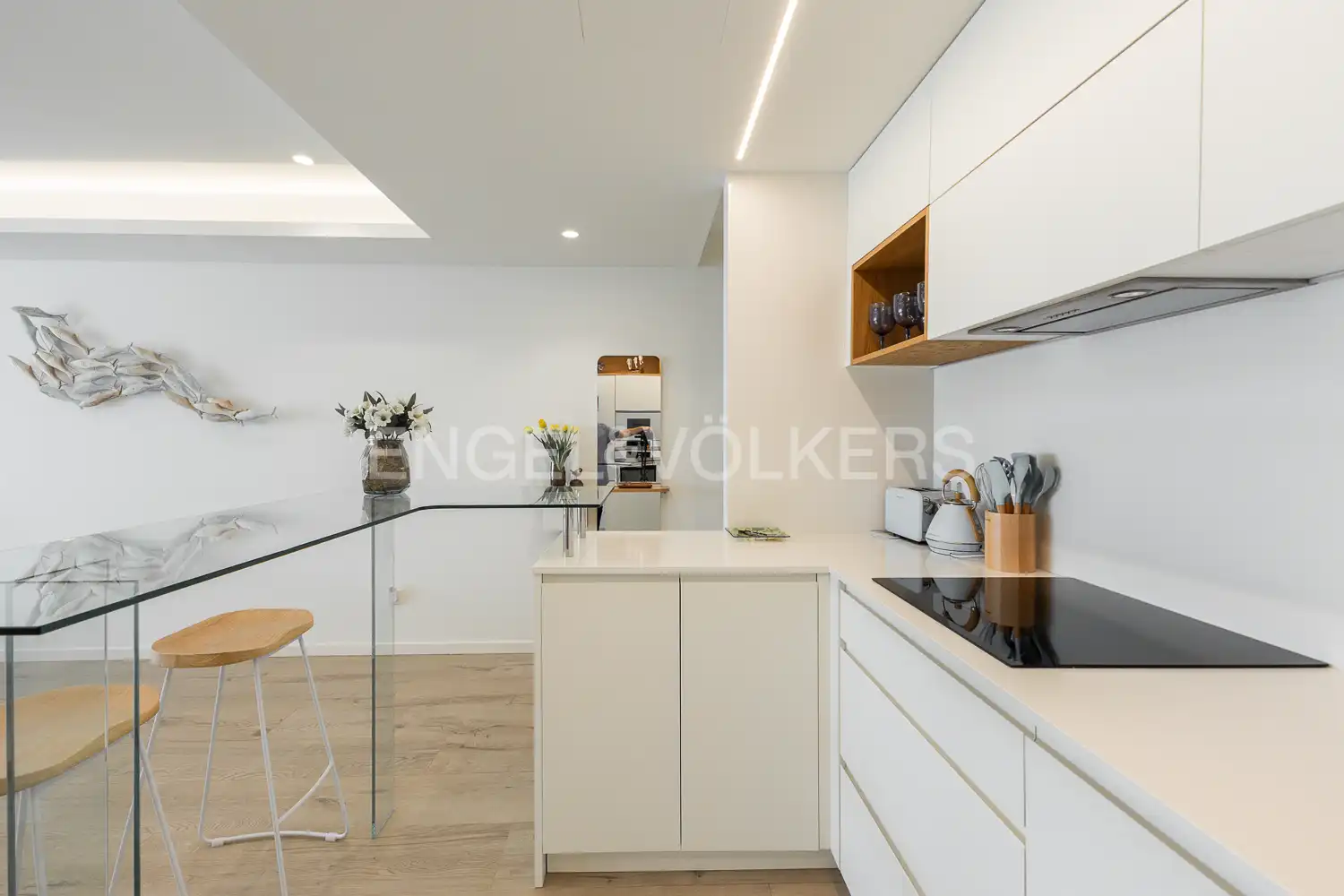 Kitchen of Flat for sale in Pedreguer  with Air Conditioner, Heating and Private garden