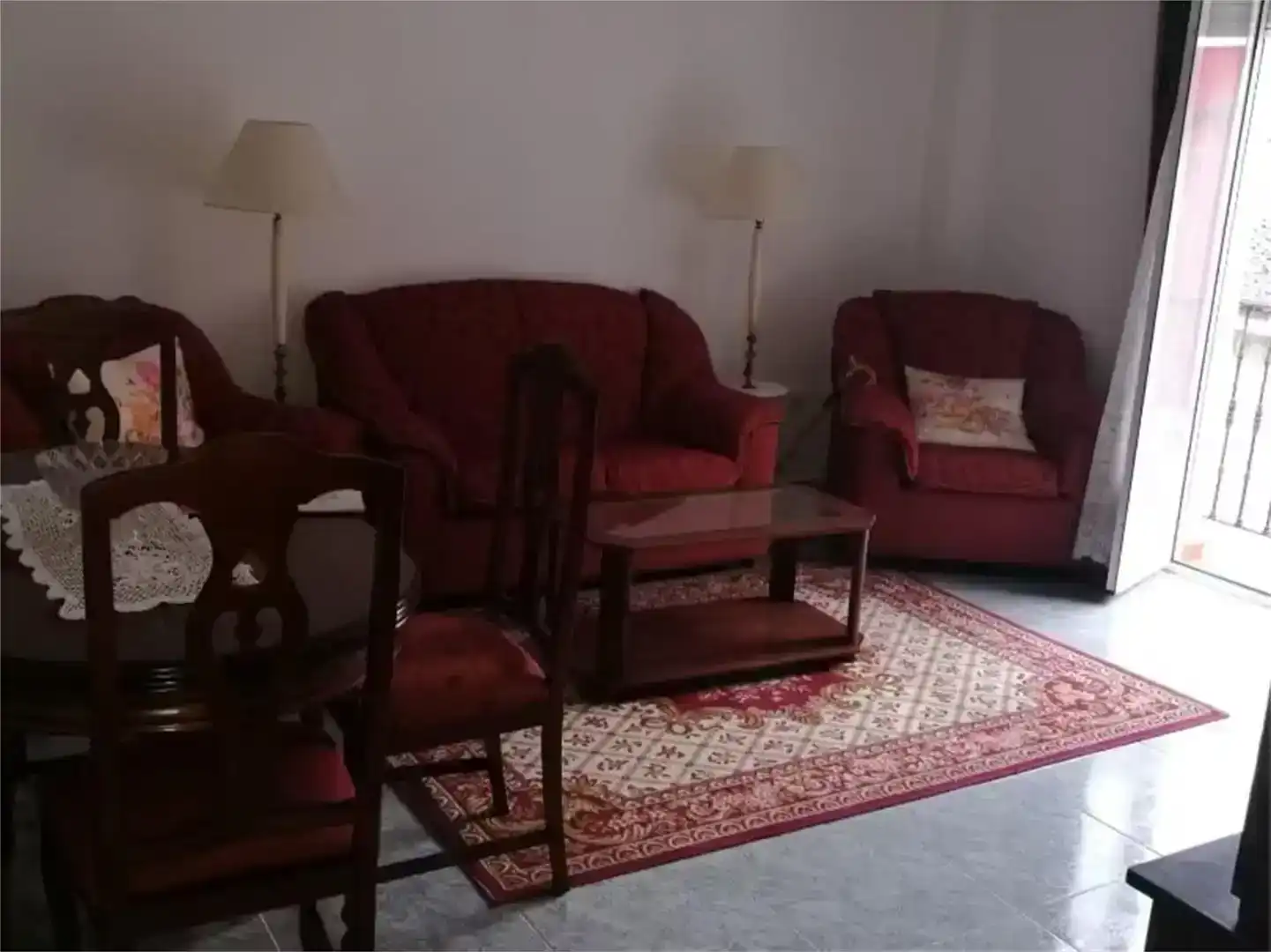 Sala de estar de Piso en venta en Cuacos de Yuste con Trastero, Amueblado y Balcón