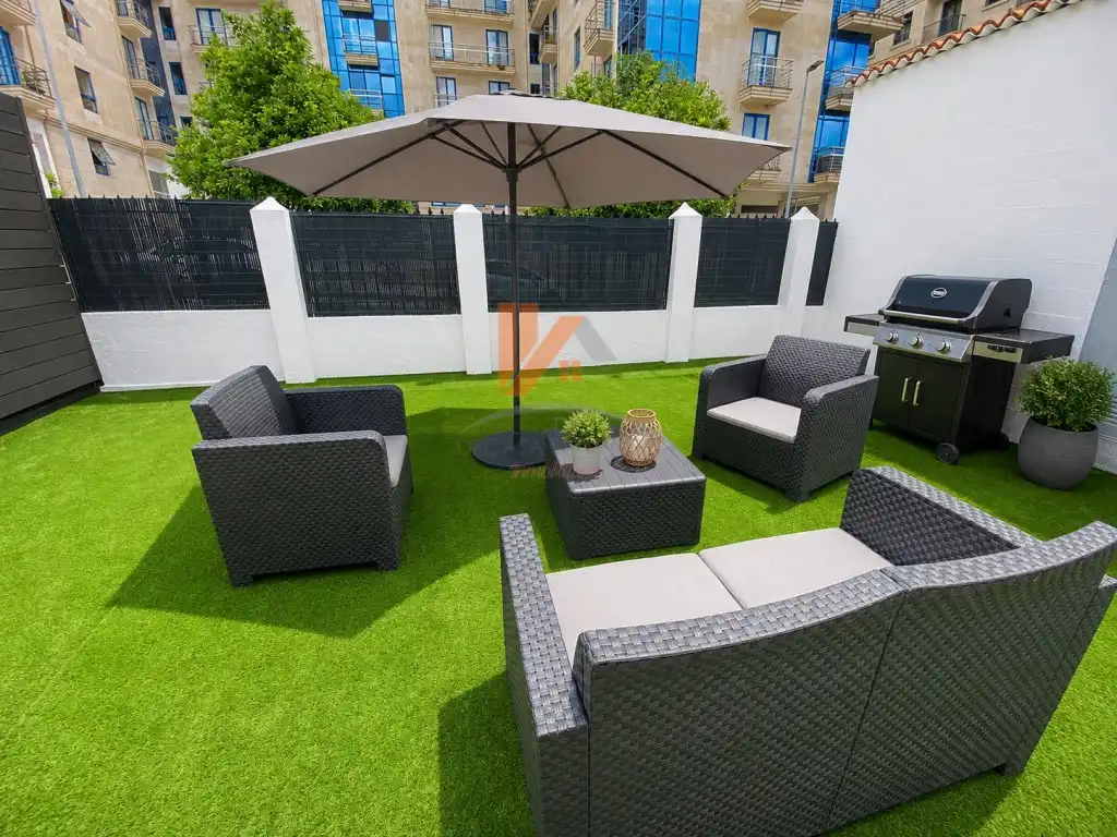 Terrace of Houses for rent in Santiago de Compostela   with Private garden, Terrace and Furnished