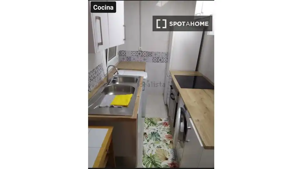 Kitchen of Flat for rent in Barcelona  with Air Conditioner, Heating and Furnished
