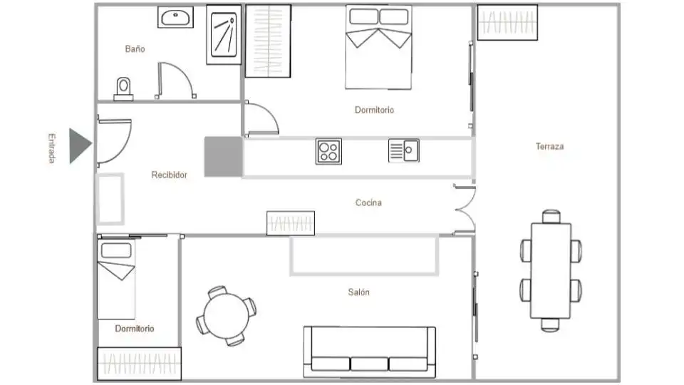 Apartamento con terraza en alquiler en Calle GRAN VIA 17, imagen 63