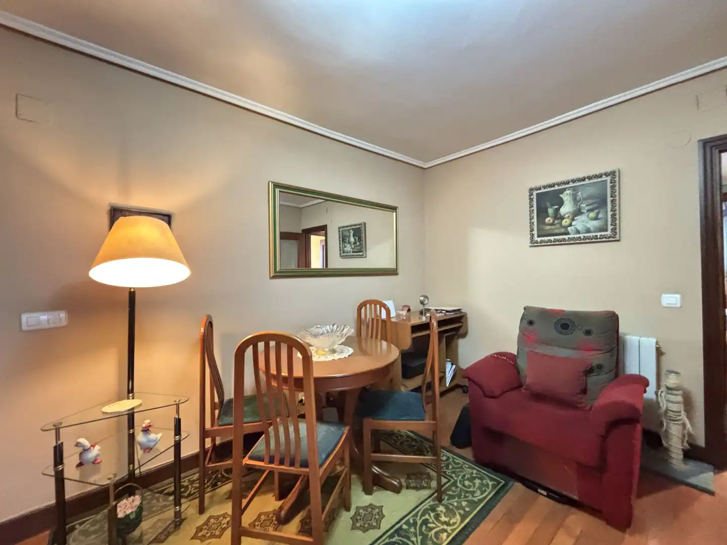 Sala d'estar de Pis en venda en Bilbao  amb Calefacció, Terrassa i Balcó