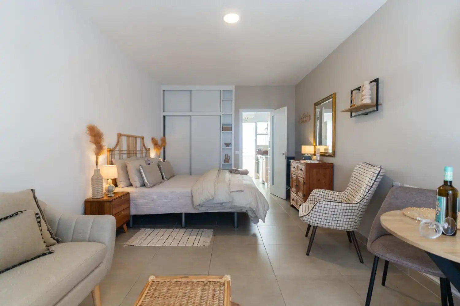 Habitación de Estudio de alquiler en Puerto de la Cruz con Terraza y Balcón