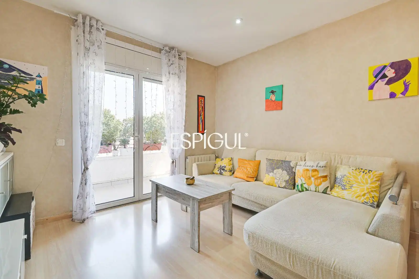 Living room of Flat for sale in Castell d'Aro, Platja d'Aro i s'Agaró  with Air Conditioner, Heating and Parquet flooring