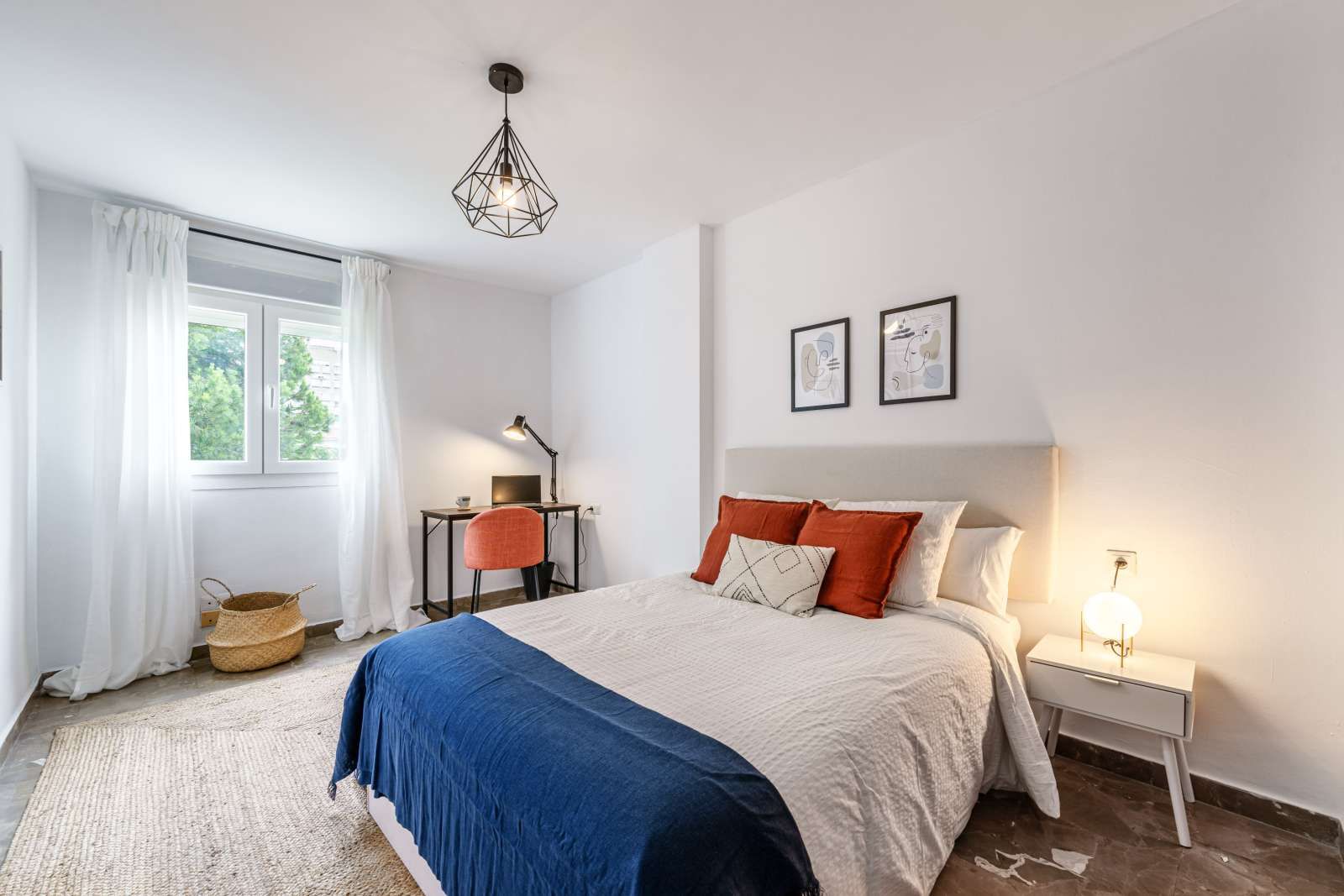 Bedroom of Flat to share in Málaga Capital  with Air Conditioner and Terrace