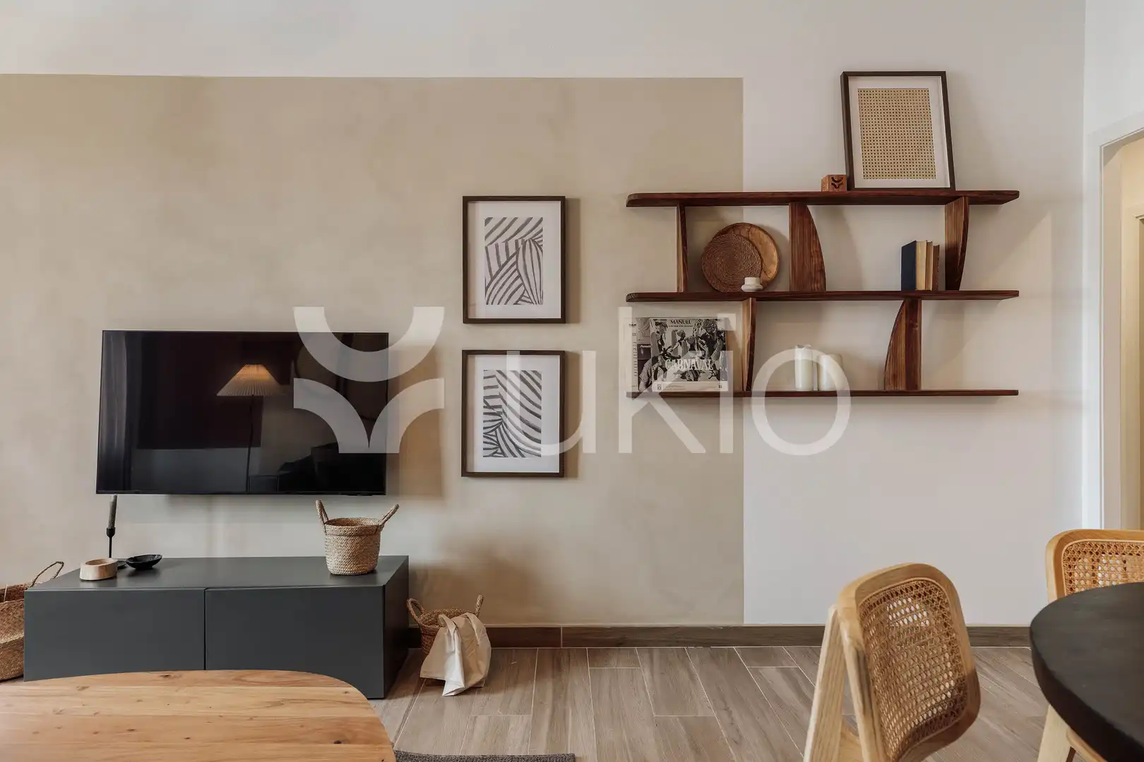 Sala d'estar de Apartament de lloguer en Barcelona amb Aire condicionat, Calefacció i Terrassa
