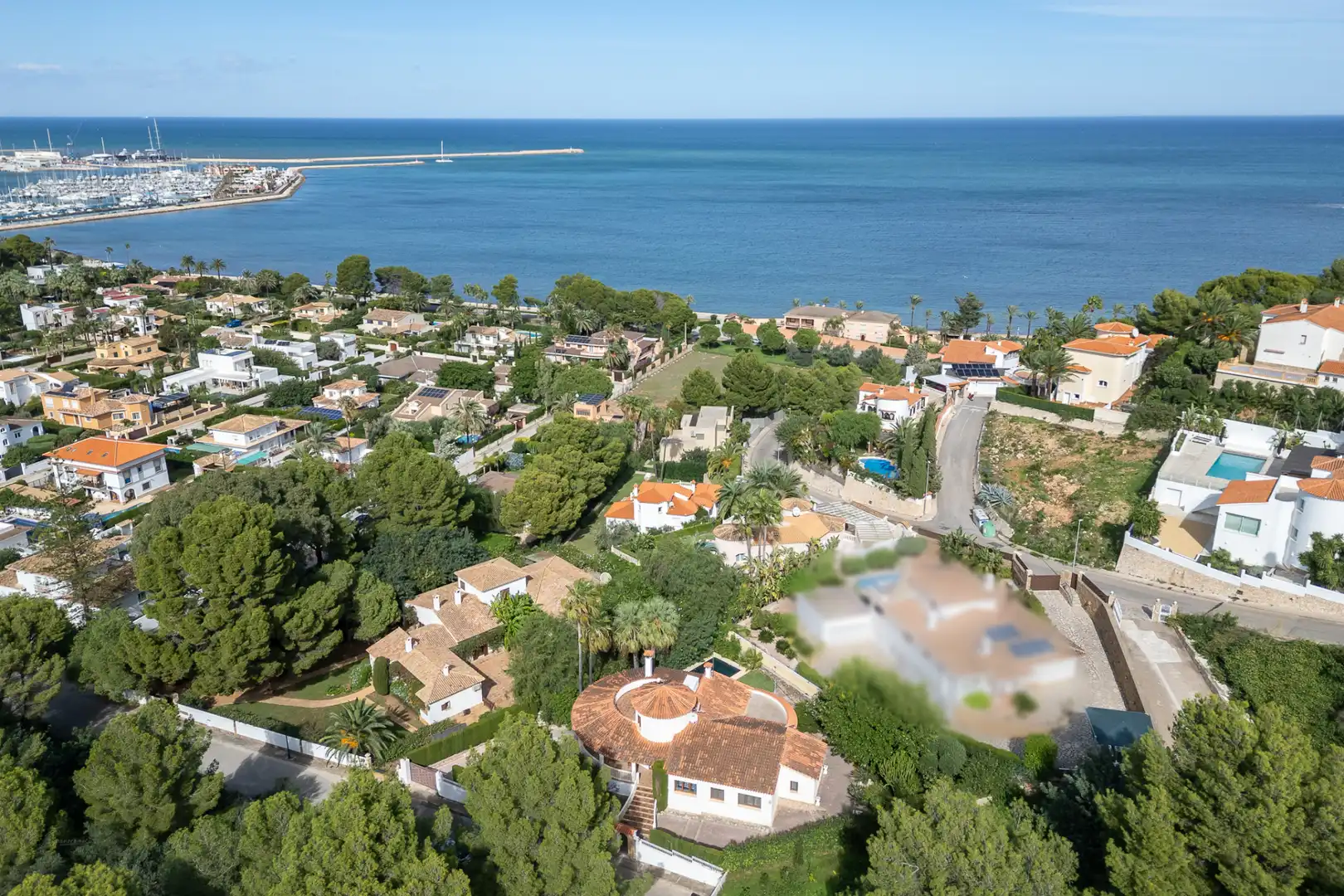 Vista exterior de Casa o chalet en venta en Dénia con Aire acondicionado, Calefacción y Jardín privado