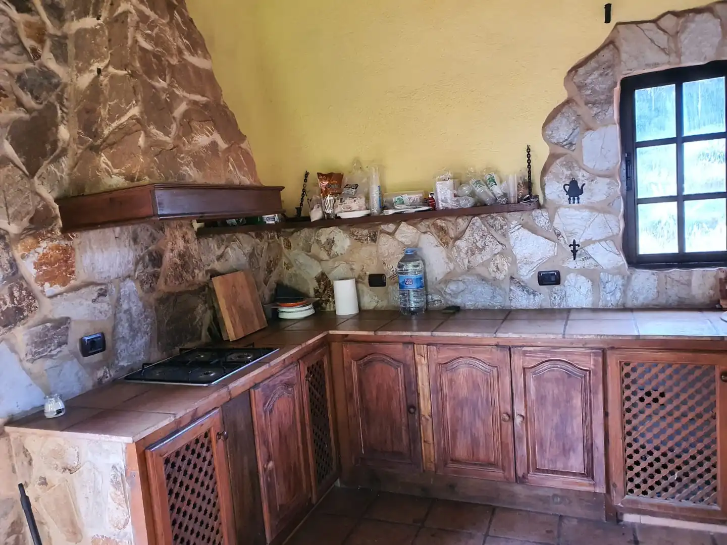 Cuina de Casa o xalet en venda en Tacoronte amb Jardí privat, Parquet i Terrassa