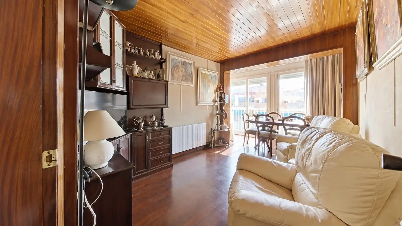 Sala de estar de Ático en venta en Barcelona con Aire acondicionado y Amueblado
