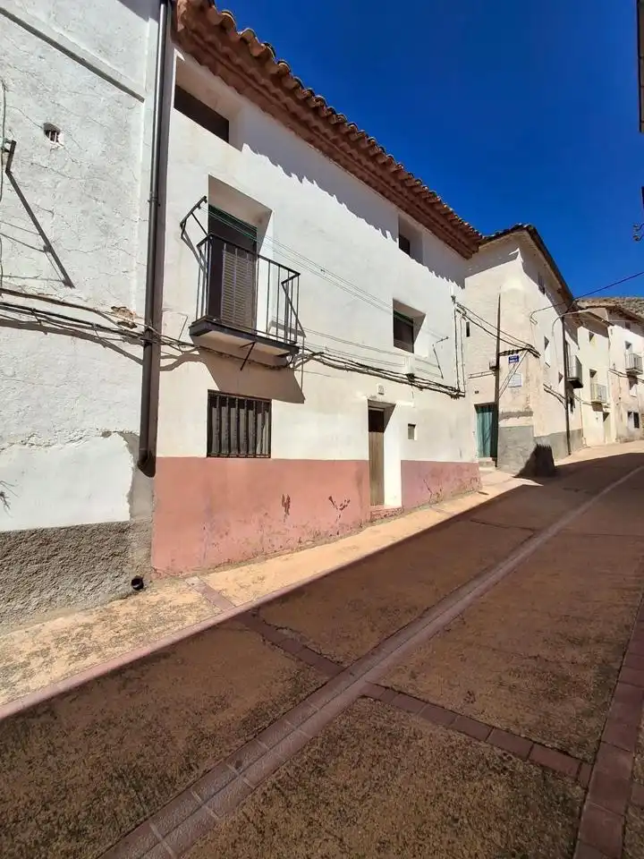 Exterior view of Houses for sale in Bijuesca  with Terrace, Furnished and Balcony