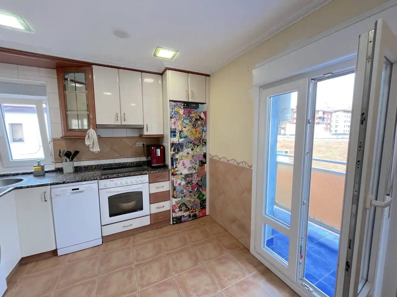 Cocina de Piso en venta en Erandio con Calefacción, Parquet y Terraza