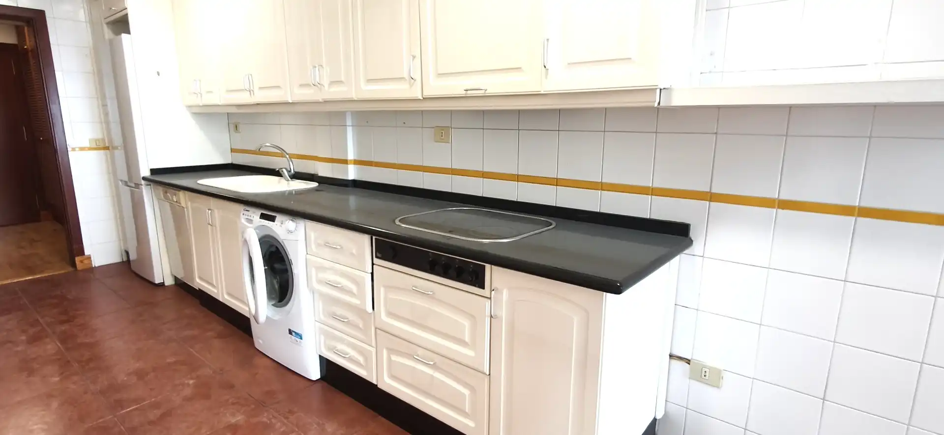 Cocina de Piso de alquiler en Santa Cruz de Tenerife con Parquet, Horno y Lavadora