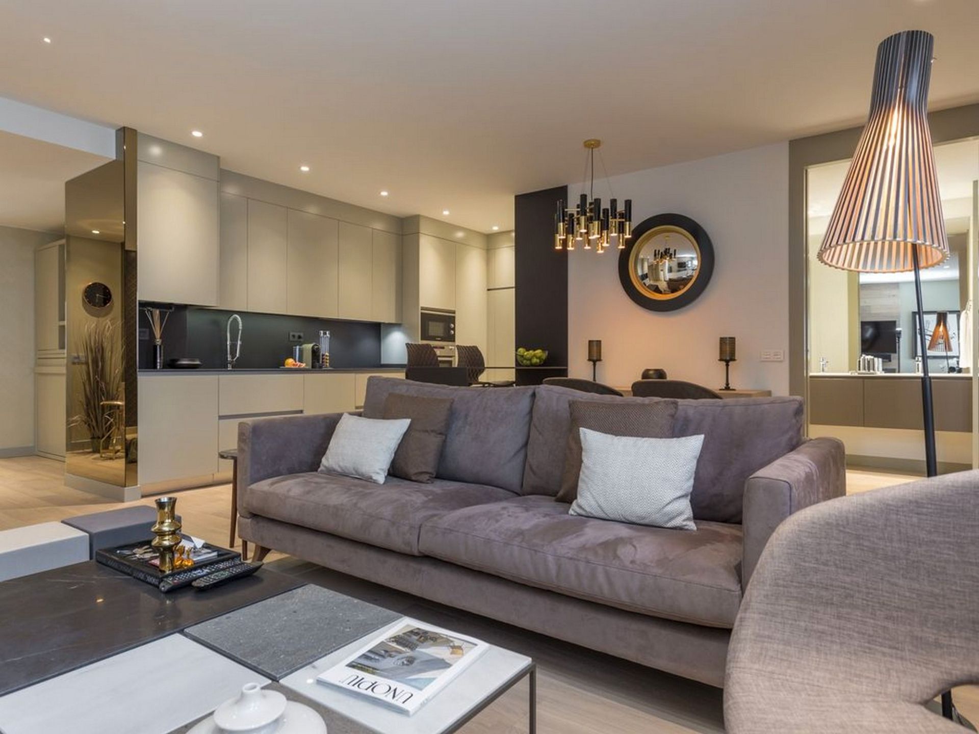 Living room of Flat to rent in Manresa  with Furnished, TV and Balcony