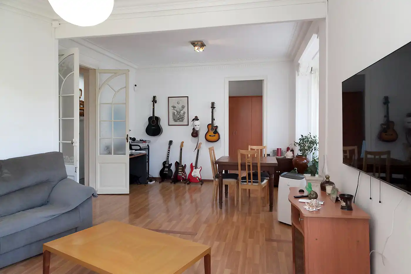 Sala de estar de Piso en venta en Barcelona con Balcón