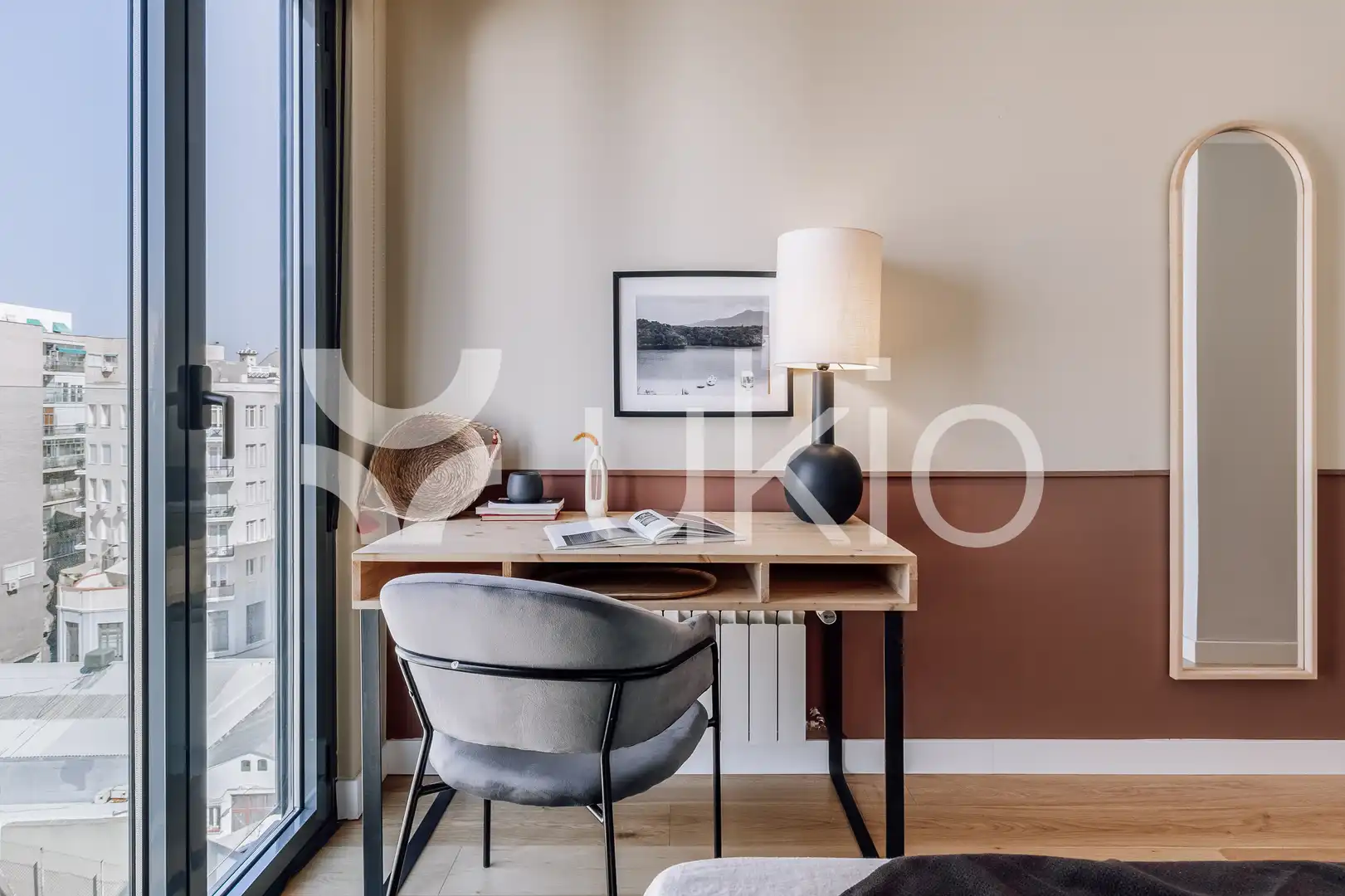 Bedroom of Flat for rent in Madrid  with Air Conditioner, Terrace and Furnished