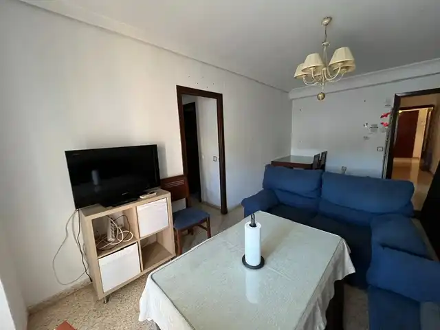 Wohnzimmer von Wohnung zur Miete in Sevilla mit Klimaanlage, Terrasse und Möbliert