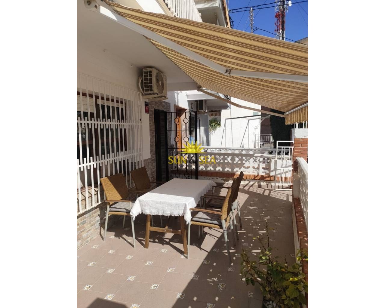 Terrace of House or chalet to rent in San Pedro del Pinatar  with Air Conditioner, Heating and Furnished