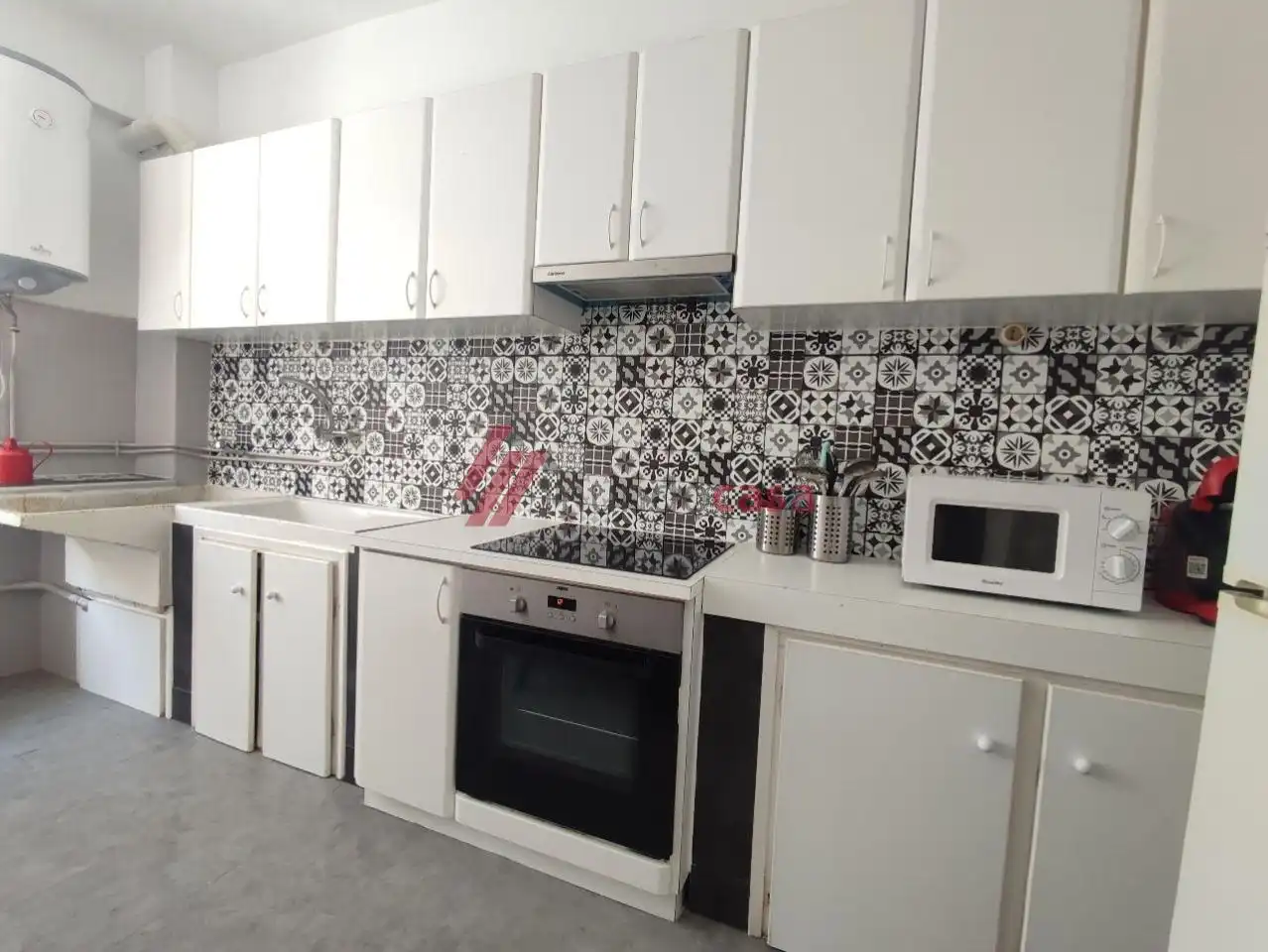 Kitchen of Flat for rent in Ferrol  with Heating and Furnished