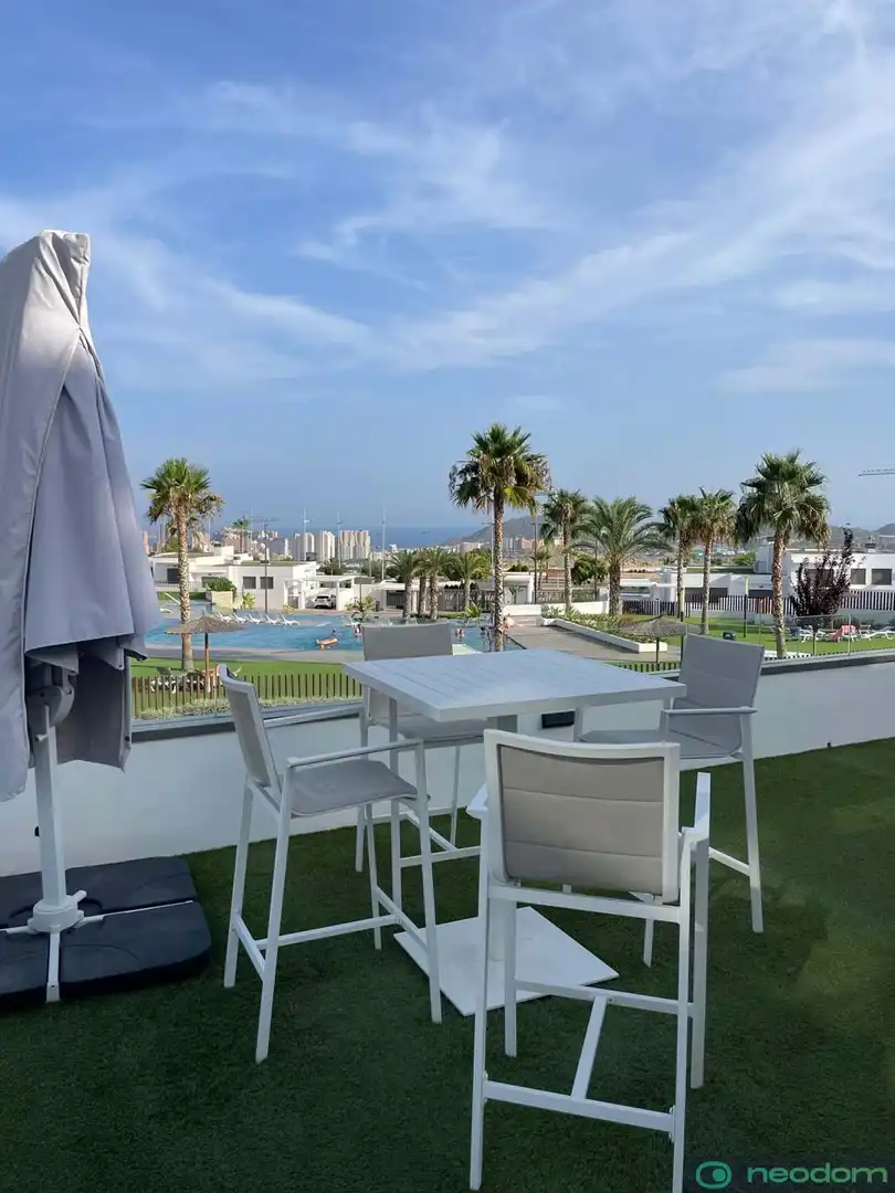 Terrasse von Wohnung zur Miete in Finestrat
