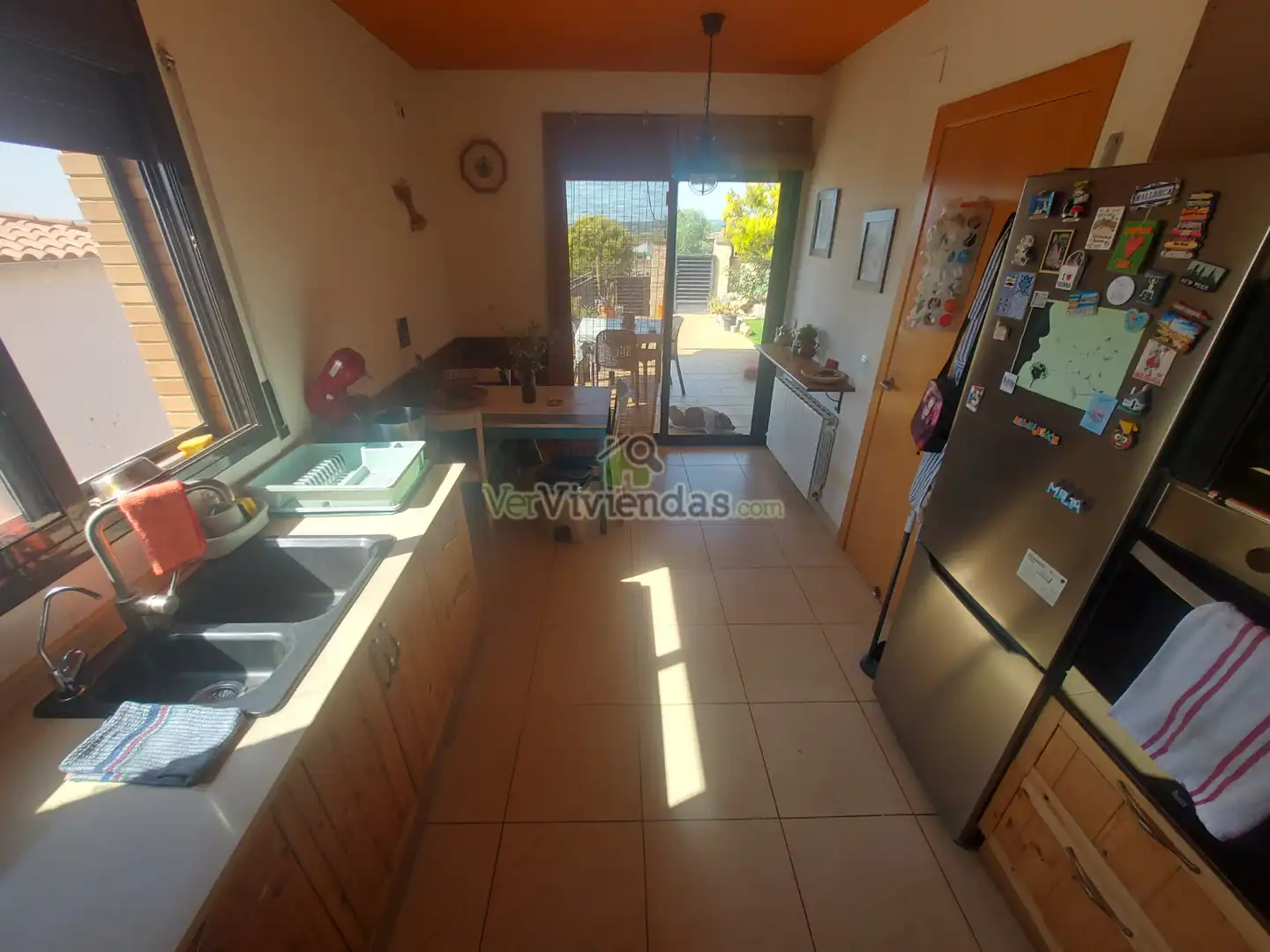 Cuina de Casa o xalet en venda en Piera amb Aire condicionat, Calefacció i Jardí privat