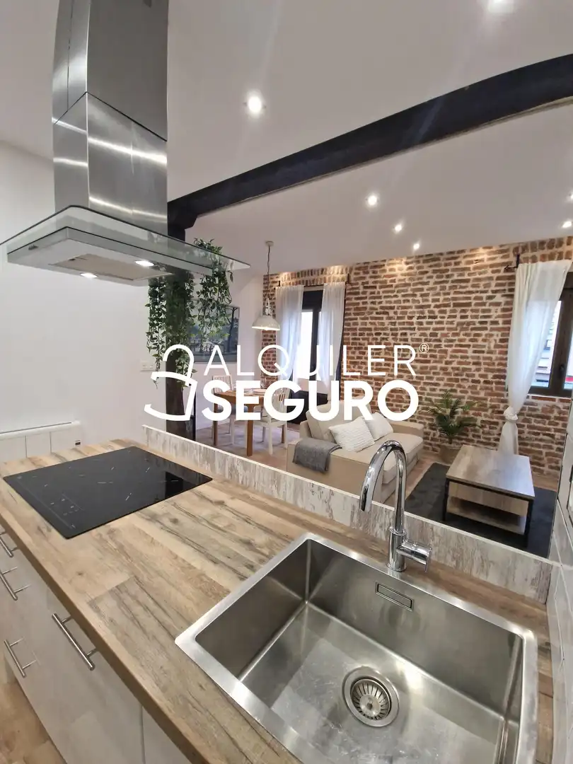 Kitchen of Flat for rent in Barakaldo   with Heating, Terrace and Furnished