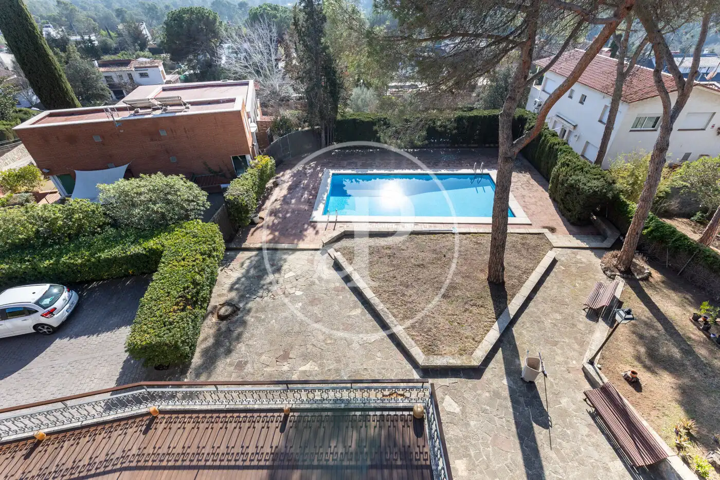 Swimming pool of Houses for sale in Sant Cugat del Vallès  with Air Conditioner, Heating and Private garden