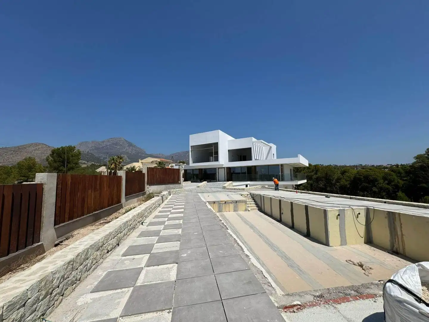 Vista exterior de Casa o chalet en venta en Benidorm con Aire acondicionado, Jardín privado y Terraza