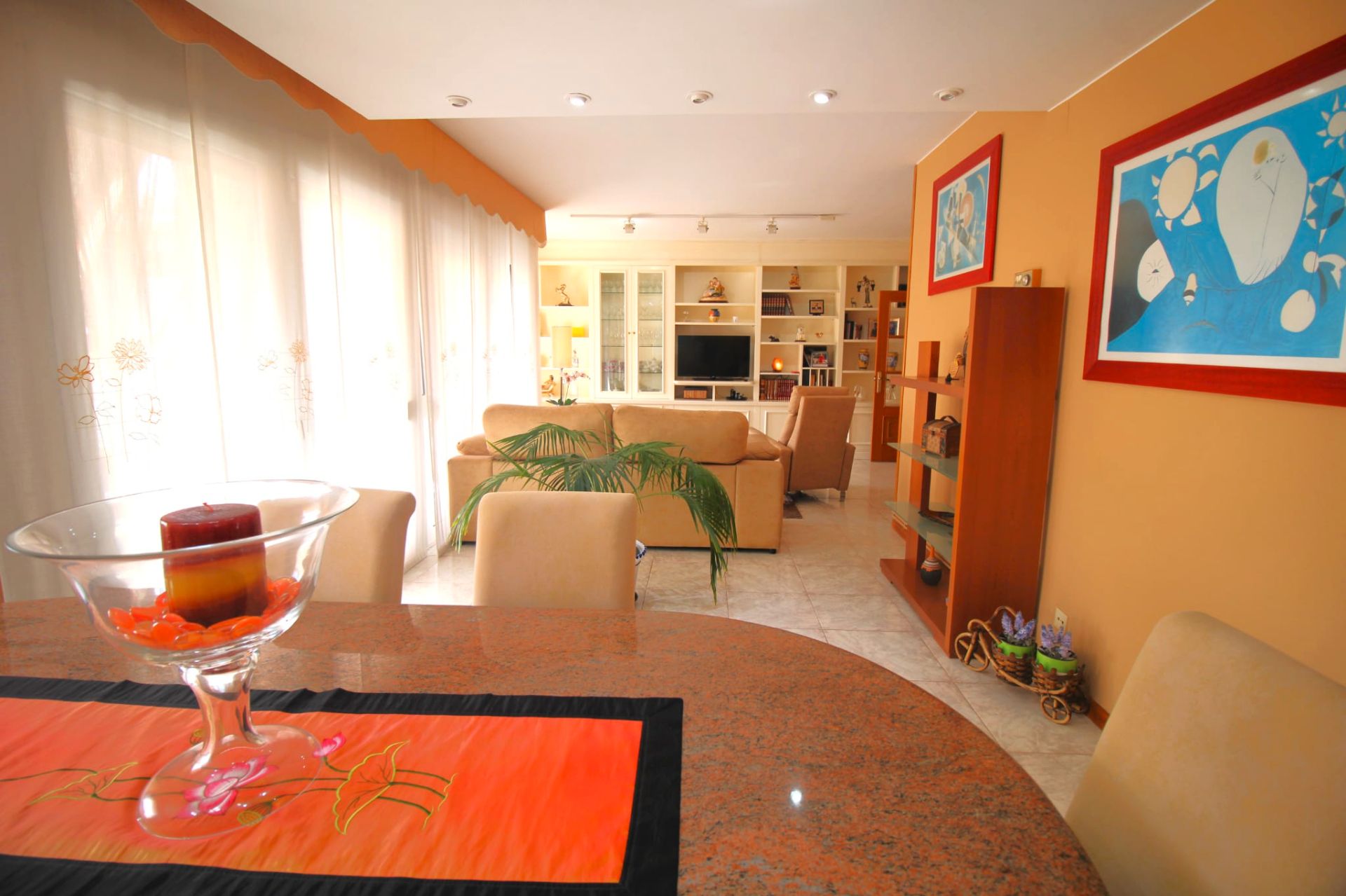 Sala de estar de Piso en venta en Lloret de Mar con Aire acondicionado, Calefacción y Amueblado